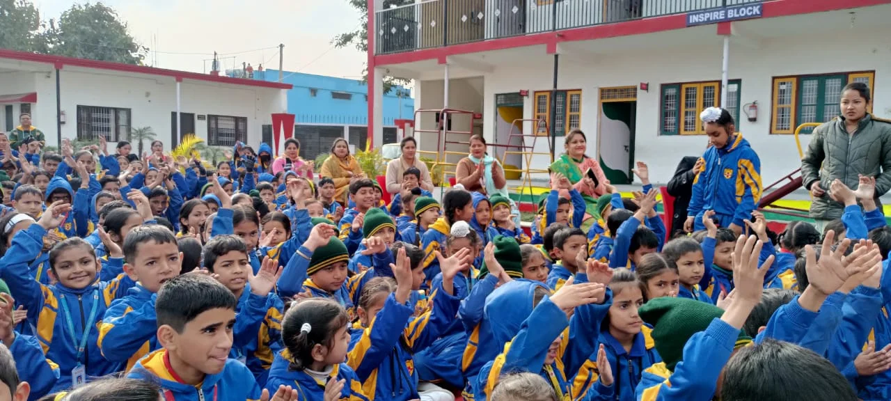 Students performing