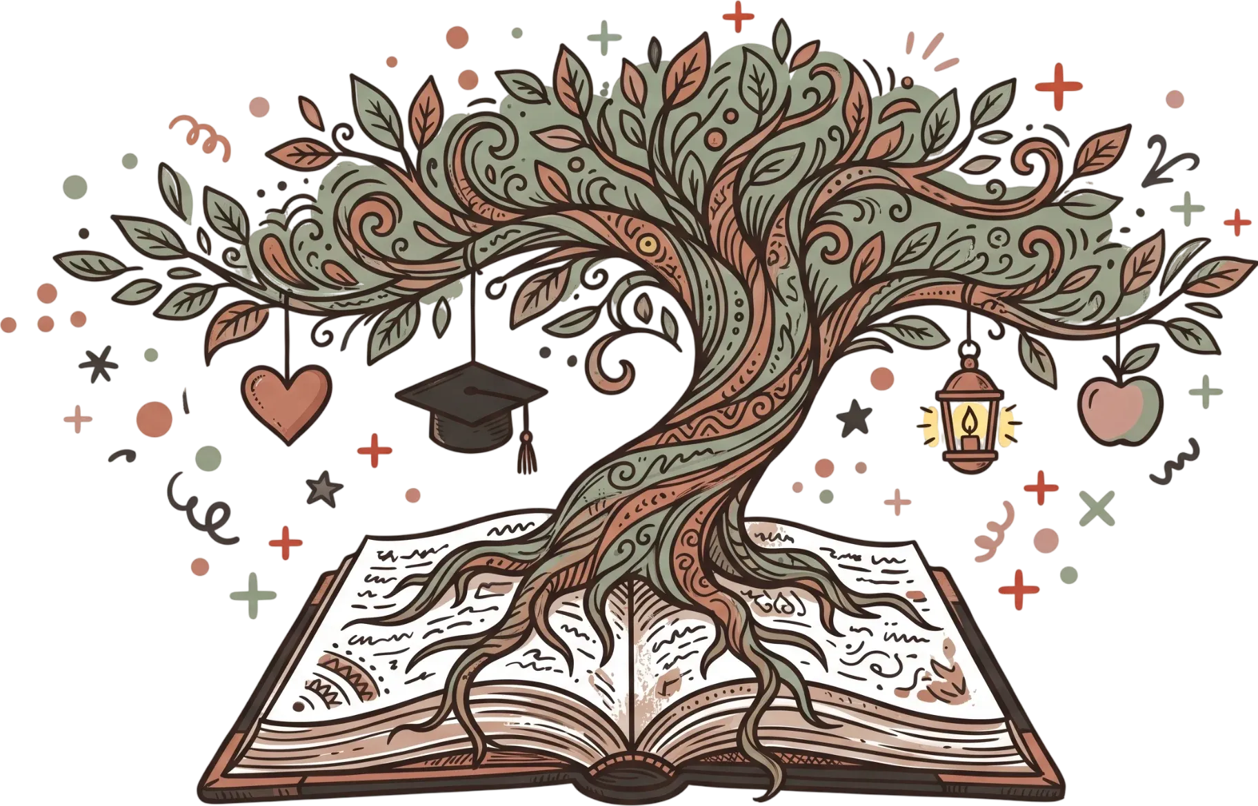 Growth and Roots Illustration